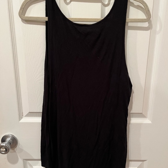 Women's Large Workout Exercise Tank Top Namastay Home And Drink Wine EUC. - Picture 2 of 5